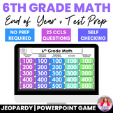 6th Grade Math Skills End of Year Review Test Prep PowerPo