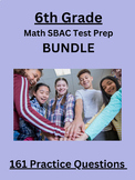 SBAC Test Prep Bundle-Math (6th Grade)