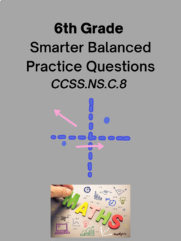 Preview of 6th Grade Math Smarter Balanced Practice Questions- CCSS.NS.C.8   #1