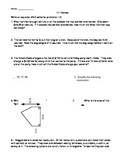 6th Grade Math Spiral Reviews Bundle H