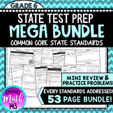 6th Grade Math State Test Prep MEGA BUNDLE!