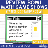 6th Grade Math Data & Statistics Game Shows | Test Prep Re