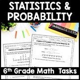 Statistics & Probability 6th Grade Math Performance Tasks,