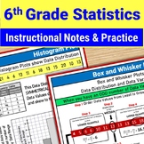 6th Grade Statistics Project Box Plot Mean Median Mode Ran