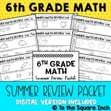 6th Grade Math Summer Packet