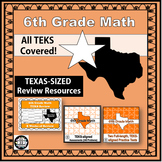 6th Grade Math STAAR Test Prep {Texas Edition}