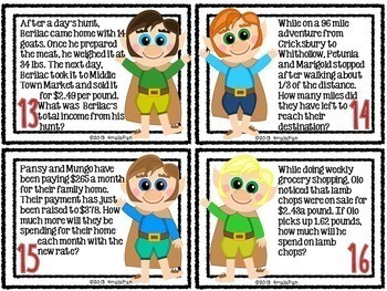 6th Grade Math Task Card Bundle - Math Workshop - Math Stations | TpT