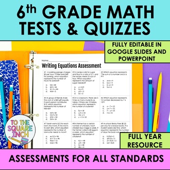 Preview of 6th Grade Math Tests