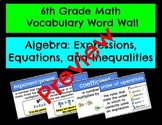 6th Grade Math Vocabulary_Expressions, Exponents, and Properties