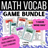 6th Grade Math Vocabulary Game - Review Activity