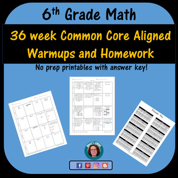 spiral review math 6th grade