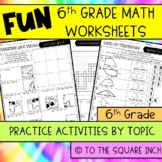 6th Grade Math Worksheets | Fun Independent Work and Printouts