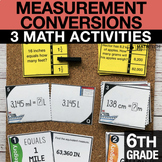 6th Grade Measurement Conversions Activities | 6th Grade D