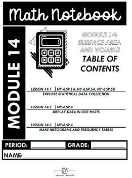 Preview of 6th Grade Module 14 – Statistical Question, Dot Plot, and Histogram Guided Notes