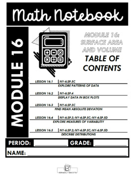 Preview of 6th Grade Module 16 – Patterns in Data, Variability Guided Notes