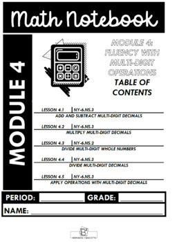 Preview of 6th Grade Module 4 – Operations with Decimals Guided Notes (All Operations)