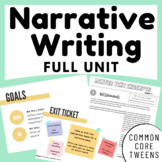 6th Grade Narrative Writing Unit with Slides | Common Core