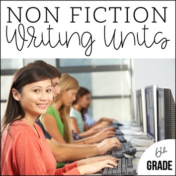 Preview of 6th Grade Nonfiction Writing Bundle | Nonfiction Writing Curriculum | 80 Days