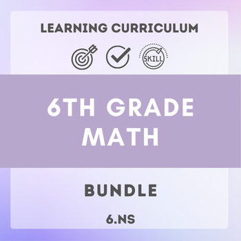 Preview of 6th Grade Number Systems Full Unit Bundle