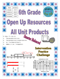 6th Grade Open Up Resources All Product Bundle - Editable - SBAC