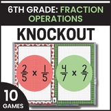 6th Grade Operations with Fractions Games - Fraction Opera