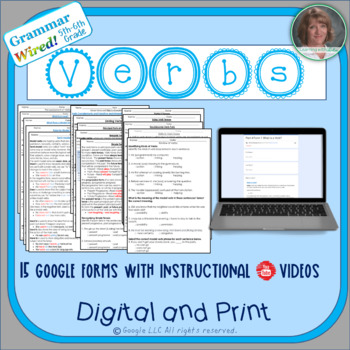 Preview of 5th-6th Grade: Part 4 Verbs--Grammar Wired!