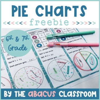 Preview of Pie Chart Worksheet FREEBIE