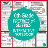 6th Grade Prefix & Suffix Activities, Worksheet, Lesson–6th Grade Context Clues 