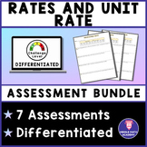 6th Grade Rates & Unit Rate ⭐ Standard Based Math Formativ