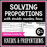6th Grade Ratio Lesson: Solving Proportions with Double Nu