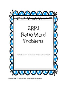 Preview of 6th Grade Ratio Word Problems
