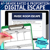 6th Grade Ratio and Proportion Digital Escape Room