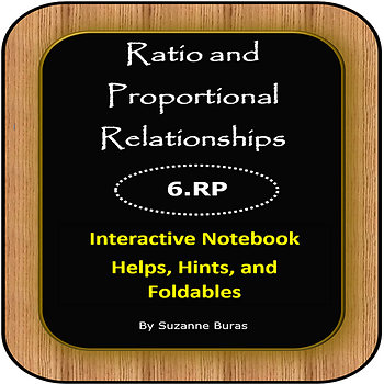 Preview of 6th Grade Ratio and Proportions Interactive Notebook Aides/Foldables: 6.RP.1-3