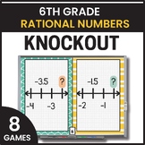 6th Grade Rational Numbers Games - Comparing & Ordering Ra