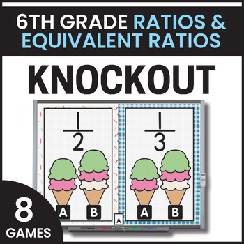 Preview of 6th Grade Ratios & Equivalent Ratios Games - Digital Math Games for 6th Grade