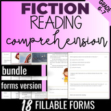 Fiction Reading Comprehension Passages and Questions Bundle 6th-7th Grade FORMS