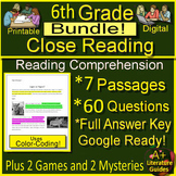 6th Grade Reading Comprehension Passages and Questions Tex