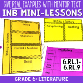 Reading Interactive Notebook with Mini Lessons - 6th Liter