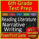 6th Grade Reading Literature Game: Google Classroom Distance Learning Test Prep