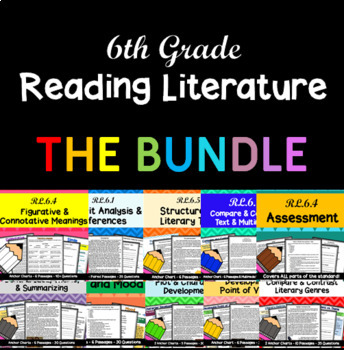 Preview of 6th Grade Reading Literature: The Bundle!