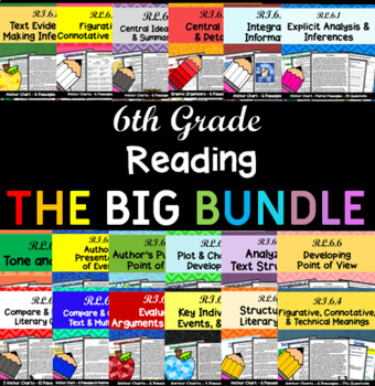 Preview of 6th Grade Reading Literature and Informational Text: The BIG Bundle!