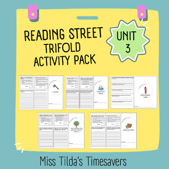 Preview of 6th Grade Reading Street Activity Pack - Unit 3