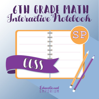 Preview of 6th Grade SP Interactive Notebook, Statistics and Probability Interactive Math