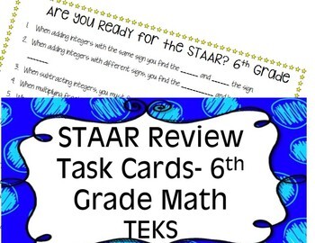 6th Grade STAAR Review Bundle by Abacus and Tally Mathematics | TpT