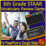 6th Grade STAAR Vocabulary Game - Texas Reading Test Prep