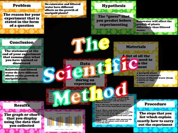 Preview of 6th Grade Science Bulletin Board - Scientific Method