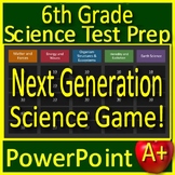 6th Grade Science Test Prep Game: Review NGSS Units - Google Classroom Ready!