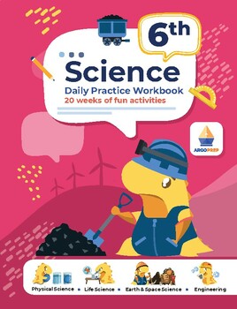 Preview of 6th Grade Science Workbook (214 pages eBook + video explanations)