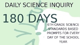 6th Grade Science Year Long Standards Based Curriculum Dai