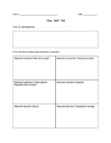 6th Grade Sensory Descriptive Writing Graphic Organizer